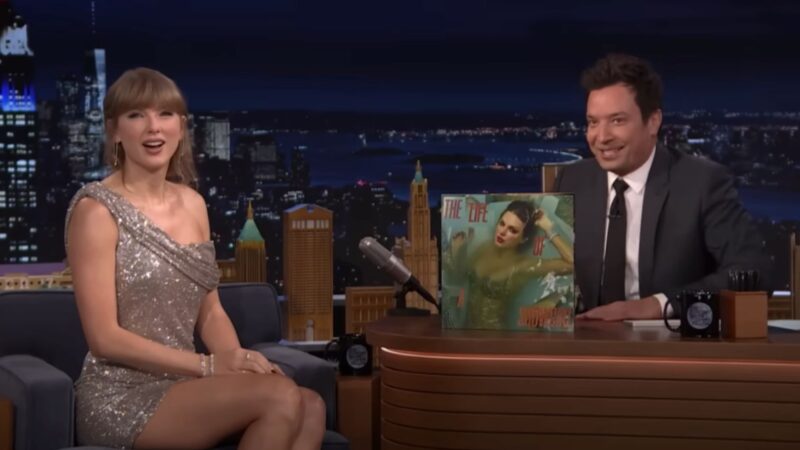 Taylor Swift e Jimmy Fallon no "The Tonight Show" (Foto: Reprodução Youtube)
