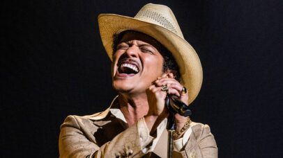 O cantor Bruno Mars em 2025