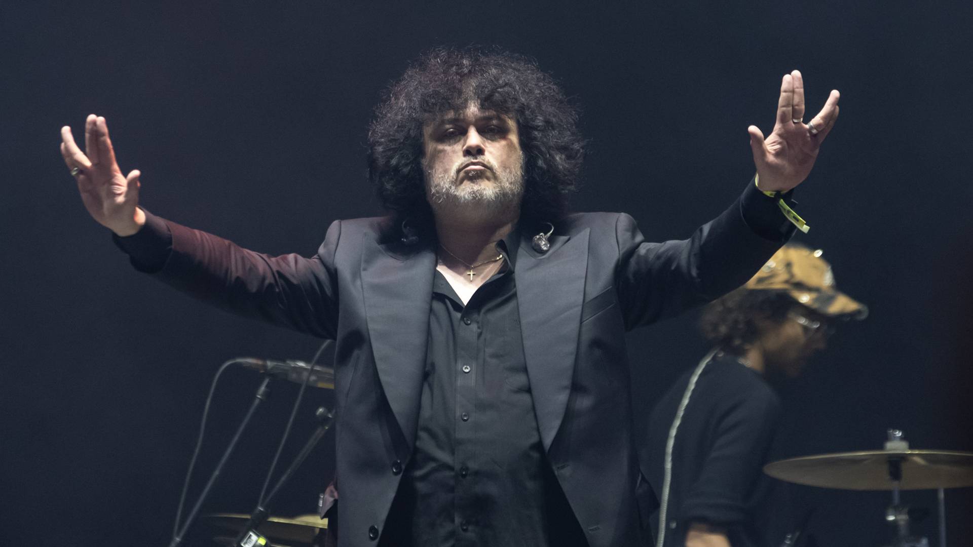 Cedric Bixler-Zavala, do The Mars Volta, em 2024 (Foto: Medios y Media / Getty Images)