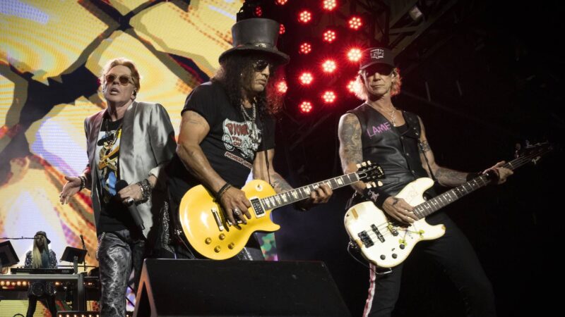 Axl Rose, Slash e Duff McKagan, do Guns N' Roses (Foto: divulgação via Guns N' Roses)