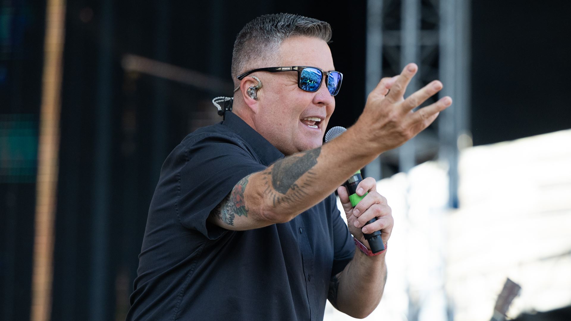 Ken Casey, vocalista do Dropkick Murphys, em 2025