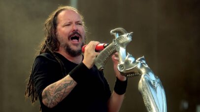 Jonathan Davis, vocalista do Korn, em 2025