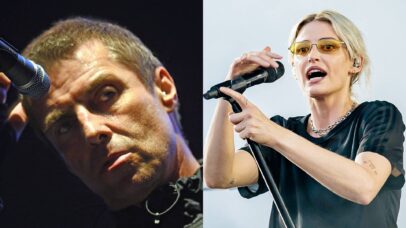 Liam Gallagher (Oasis) e Emily Armstrog (Linkin Park) (Foto: Didier Messens / Redferns e Sergione Infuso / Corbis via Getty Images)