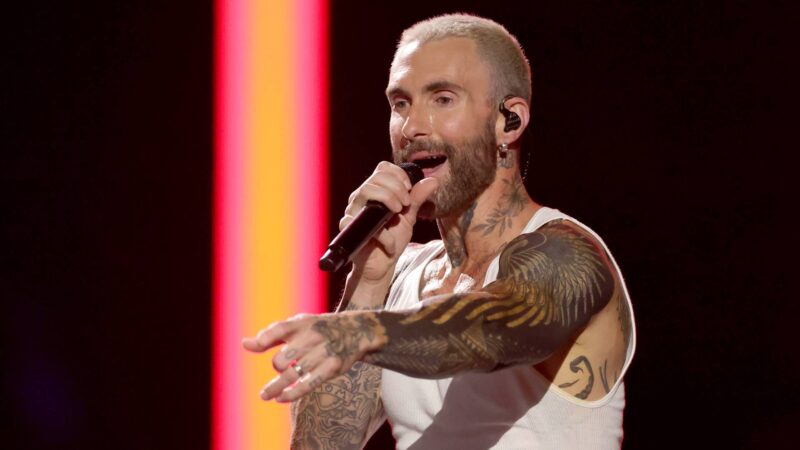 Adam Levine em show do Maroon 5 em 2025 (Foto: Kevin Winter / Getty Images for iHeartRadio)