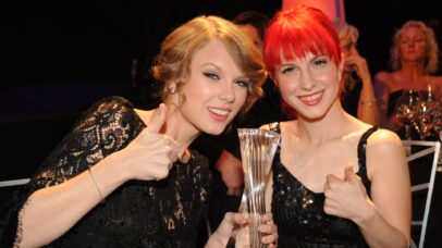 Taylor Swift e Hayley Williams em 2010