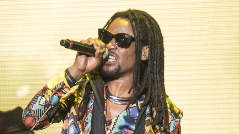 Toni Garrido, vocalista do Cidade Negra, em 2015 (Foto Raphael Dias/Getty Images)