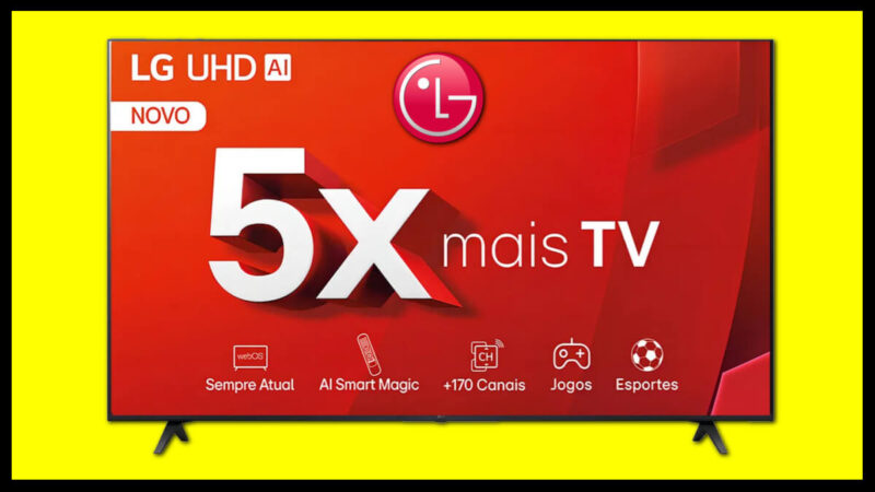 Oferta do dia: smart TV da LG com super desconto de 41%