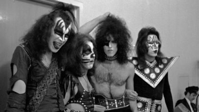 Gene Simmons, Peter Criss, Paul Stanley e Ace Frehley em 1974 (Foto: Mark Sullivan/Getty Images)