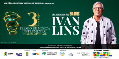 Ivan Lins oferece show gratuito como homenageado do 3° Prêmio da Música Instrumental Brasileira no Tokio marine Hall, em São Paulo (Foto: Divulgação/ Tokio marine Hall)