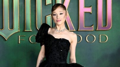 Ariana Grande na na première europeia de 'Wicked: Parte 2'