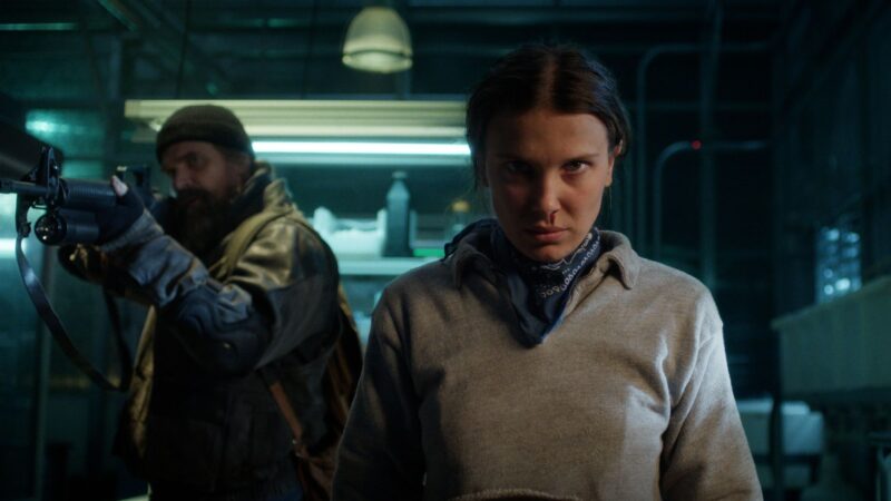 David Harbour e Millie Bobby Brown na 5ª temporada de Stranger Things