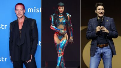 Diplo (Foto: Amy Sussman/Getty Images for MISTR, Free Online PrEP); Katy Perry (Foto: Jason Kempin/Getty Images); Justin Trudeau (Foto: Eric Charbonneau/Invictus Games Foundation via Getty Images)