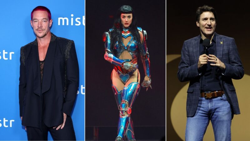 Diplo (Foto: Amy Sussman/Getty Images for MISTR, Free Online PrEP); Katy Perry (Foto: Jason Kempin/Getty Images); Justin Trudeau (Foto: Eric Charbonneau/Invictus Games Foundation via Getty Images)