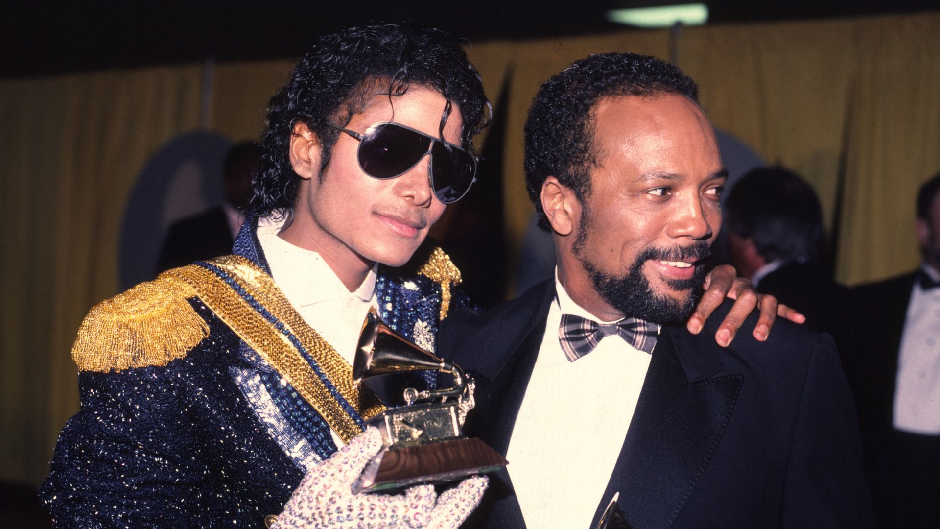 Michael Jackson e Quincy Jones no Grammy 1994 (Foto: Chris Walter/WireImage)