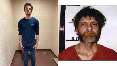 Luigi Mangione e Ted Kaczynski, conhecido como Unabomber (Fotos: Altoona Police Department via Getty Images e Bureau of Prisons/Getty Images)