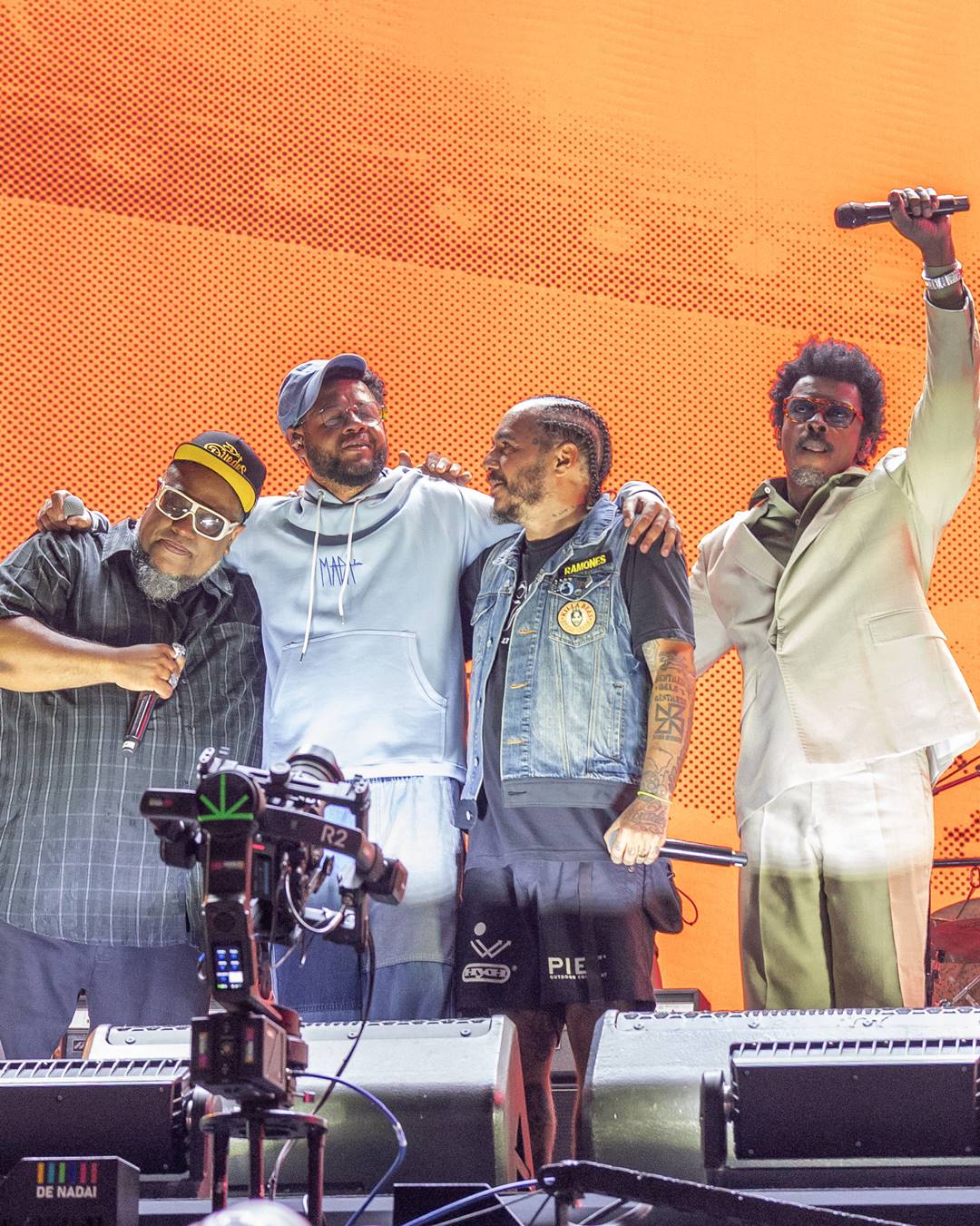 Planet Hemp com Emicida e Seu Jorge em São Paulo (Foto: Thammy Sartori @tsartoriphotos)