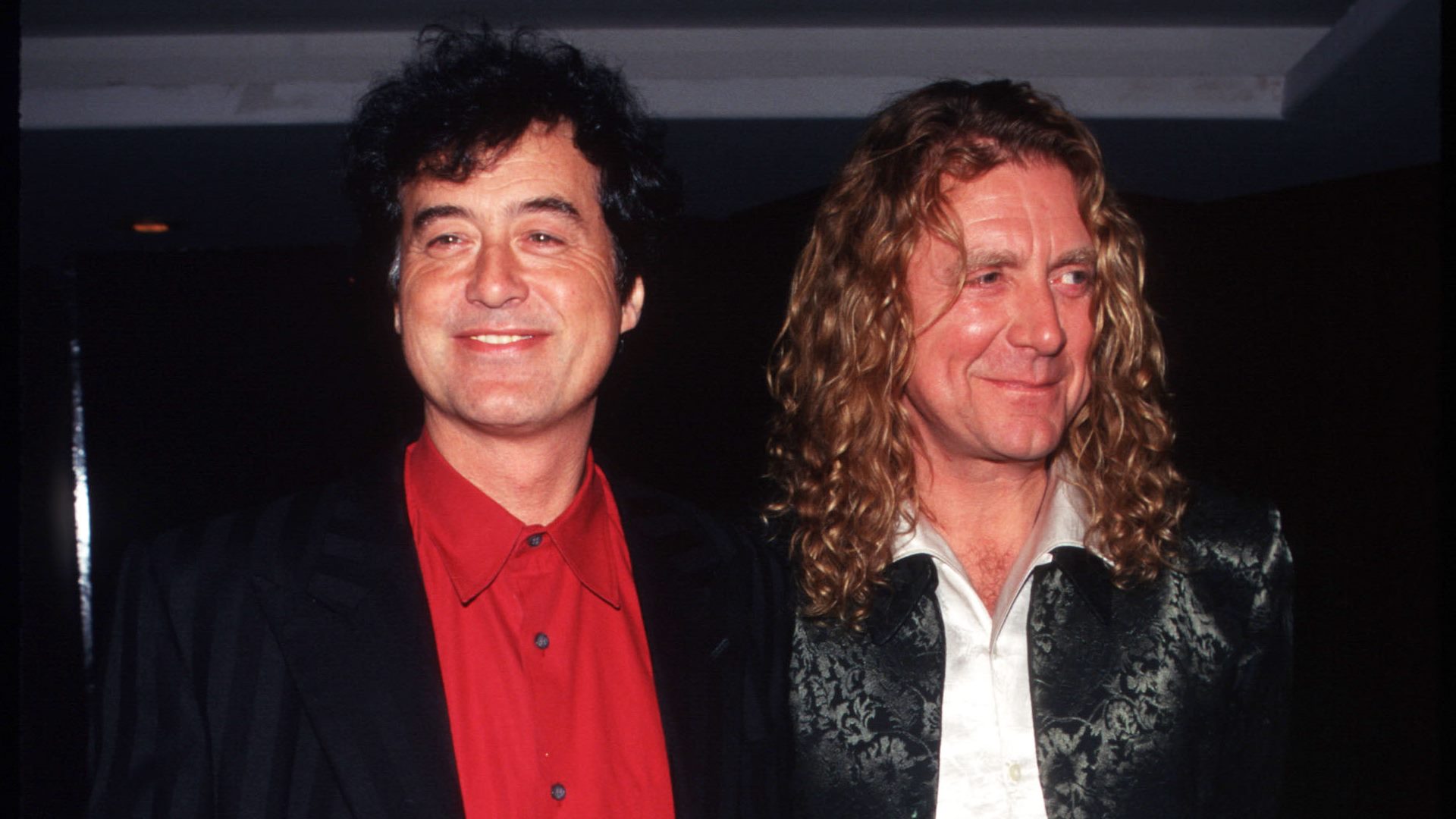 Jimmy Page e Robert Plant, do Led Zeppelin, em 1996 (Foto: Evan Agostini / Liaison via Getty Images)
