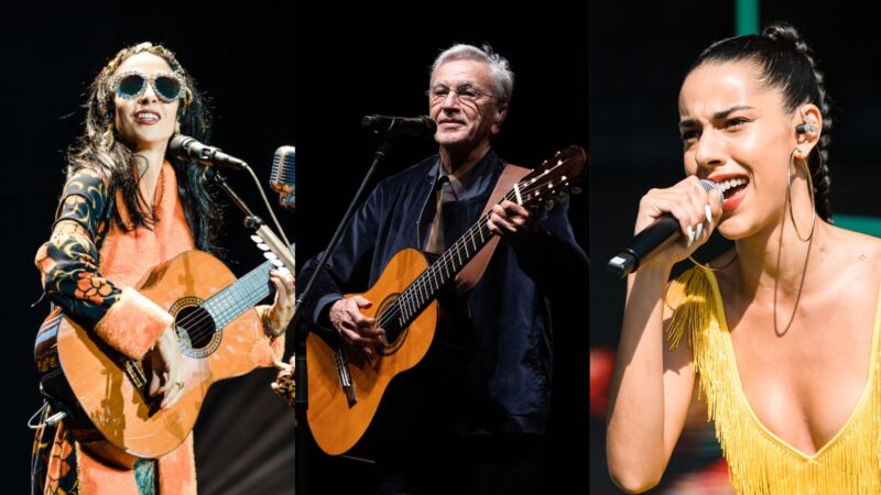 Marisa Monte, Caetano Veloso e Marina Sena