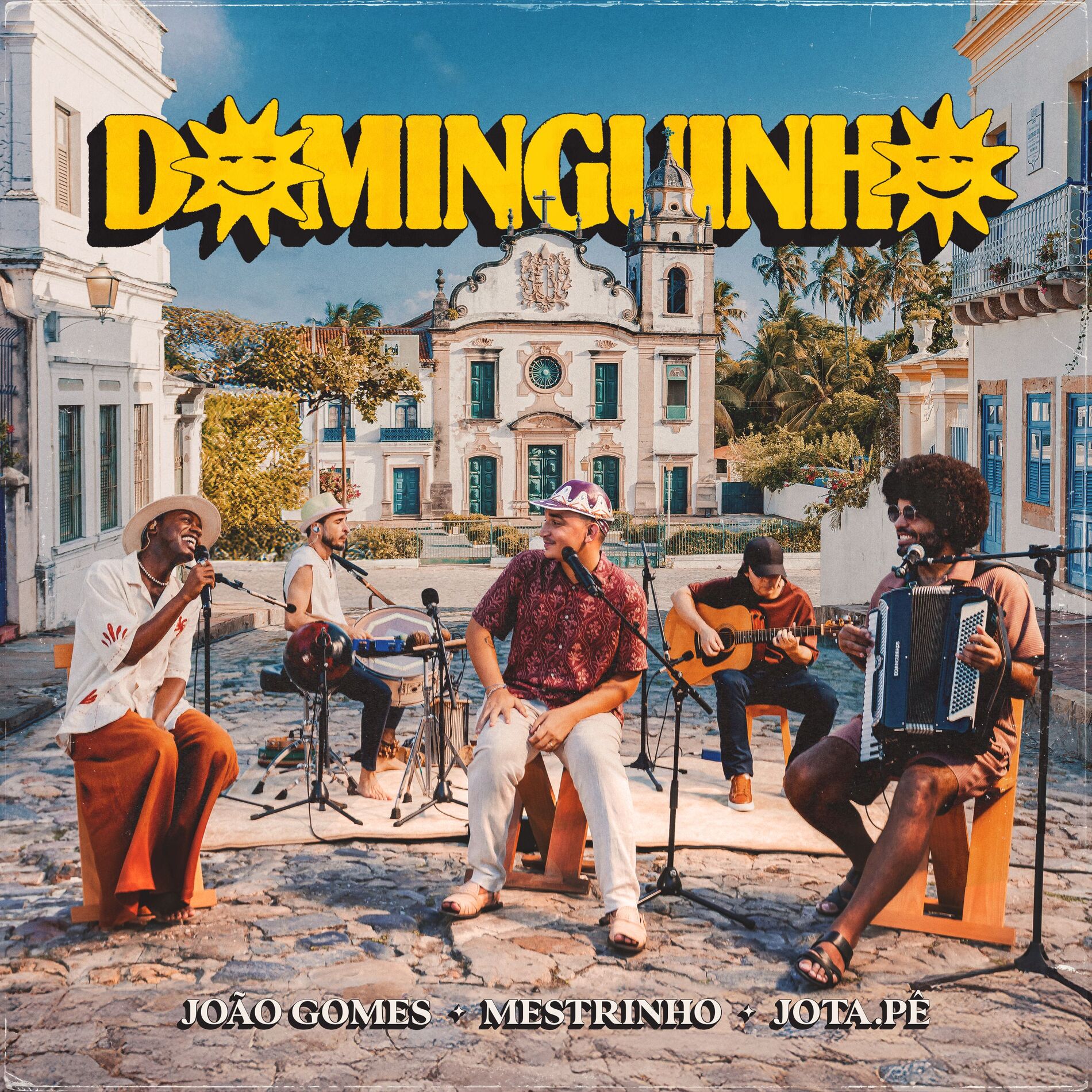 Capa de Dominguinho, de João Gomes, Jota.pê e Mestrinho