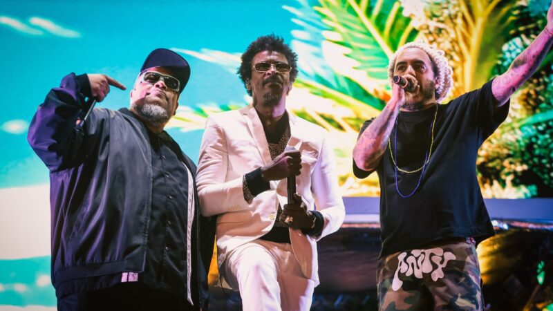 A parceria entre Planet Hemp e Seu Jorge foi a vencedora da categoria “Melhor Encontro" (Foto: Rafael Cautella)