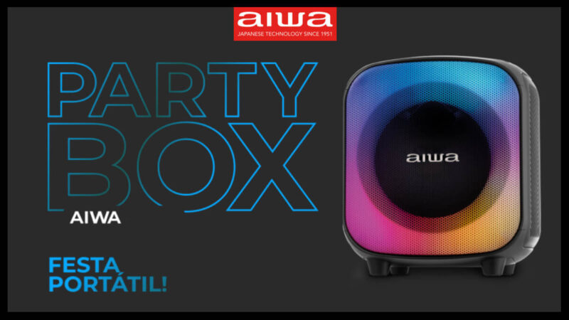Oferta do dia: caixa de som Partybox da AIWA com desconto de 53%