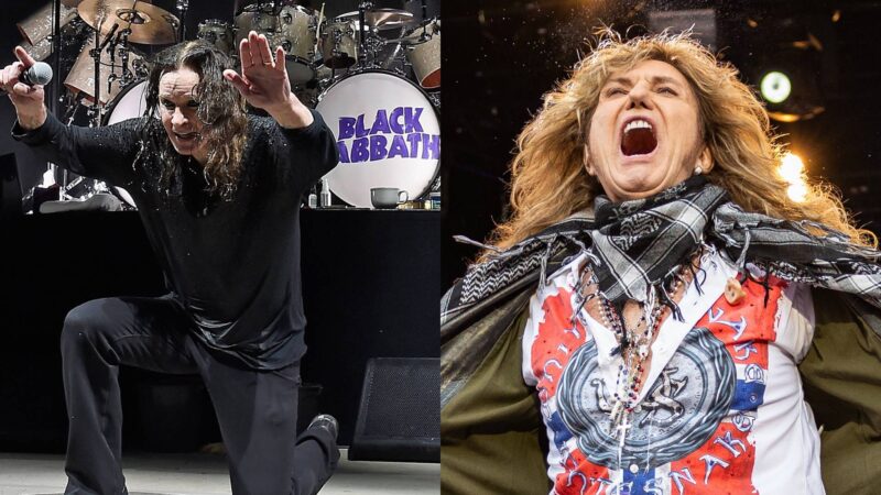 Black Sabbath e Whitesnake (Fotos: Kevin Mazur / WireImage e Per Ole Hagen / Redferns via Getty Images)