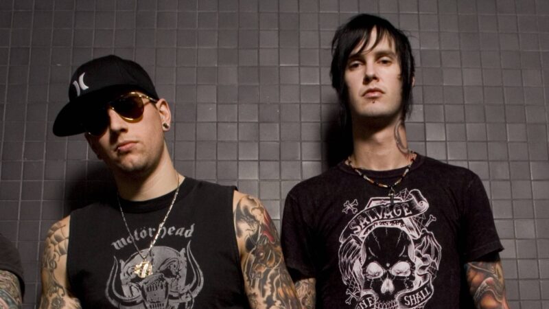 M. Shadows e The Rev, do Avenged Sevenfold, em 2006 (Foto: Markus Cuff / Corbis via Getty Images)