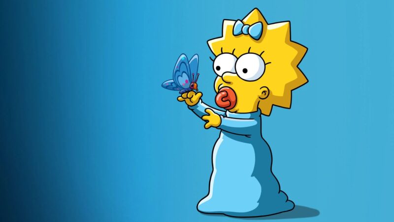 Maggie Simpson, personagem de 'Os Simpsons' que ganhará a voz de Lindsay Lohan