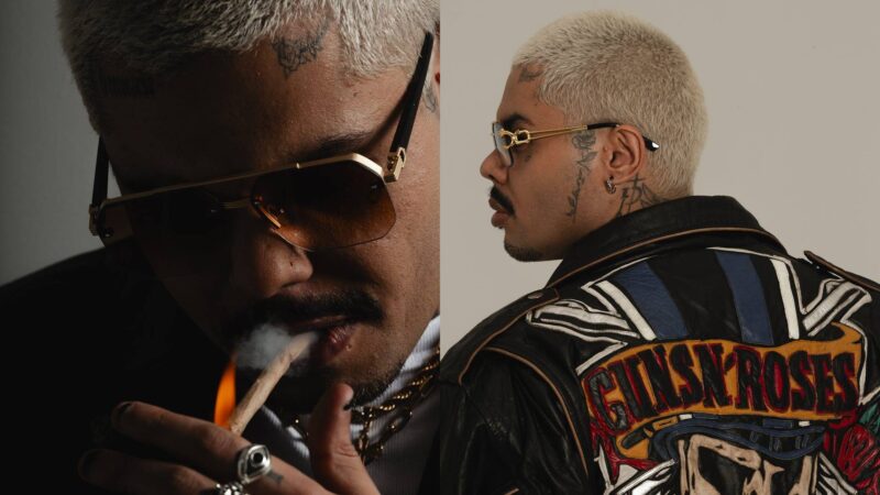 MC Lan nas fotos promocionais de 'V3NOM' (Foto: divulgação)