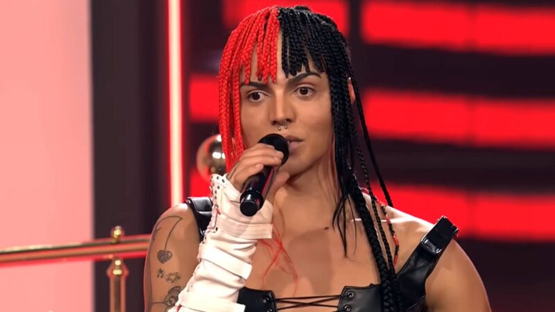 Oxa no The Voice da Alemanha (Foto: reprodução / YouTube)