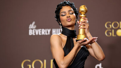 Teyana Taylor explica momento viral de Leonardo DiCaprio no Globo de Ouro