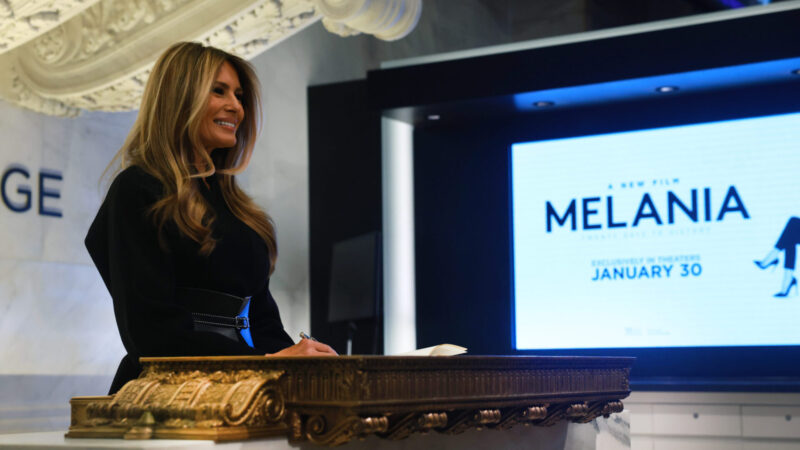 Melania Trump promovendo documentário 'Melania'