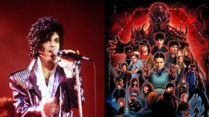 Prince em 1984 e quinta temporada de 'Stranger Things' (Fotos: Ross Marino/Getty Images e Reprodução/Netflix)