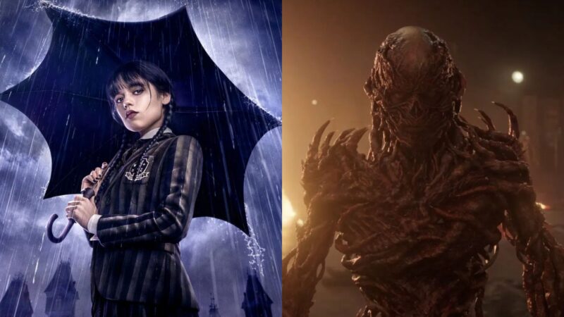 Wandinha e Stranger Things (Fotos: Divulgação)