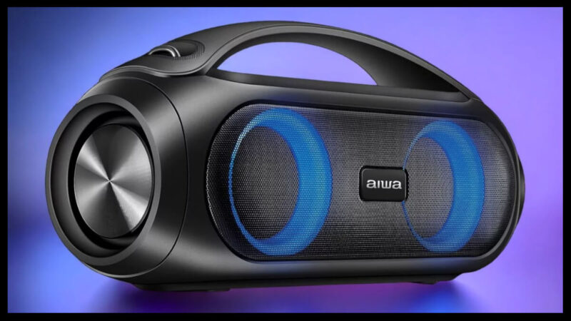 Oferta do dia: desconto de 47% na caixa de som Boombox da AIWA