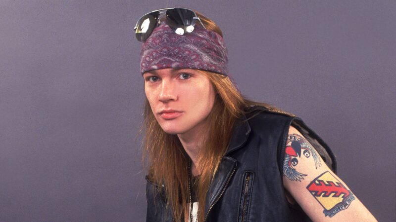 Axl Rose, vocalista do Guns N' Roses, em 1987 (Foto: Paul Natkin / Getty Images)