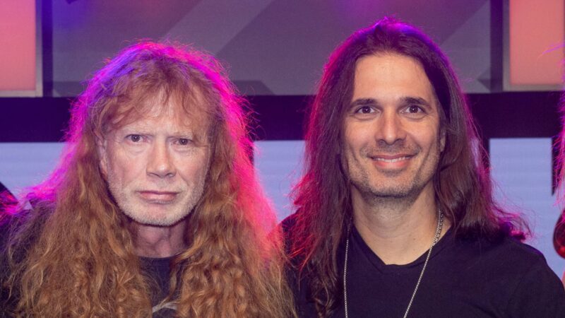 Dave Mustaine, líder do Megadeth, e Kiko Loureiro em 2022 (Foto: Emma McIntyre / Getty Images for SiriusXM)