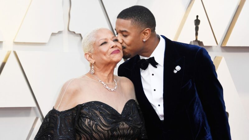 Michael B. Jordan e mãe