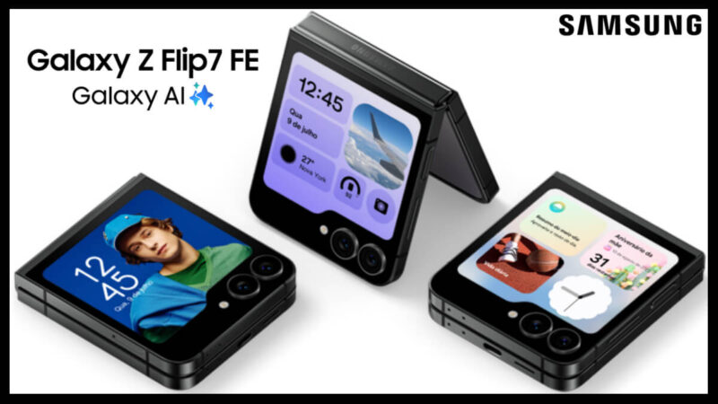 Ofertas do dia: desconto de 47% no Galaxy Z Flip7 FE da Samsung