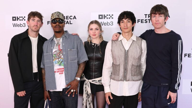 Turnstile em 2025 (E-D): Pat McCrory, Franz Lyons, Meg Mills, Daniel Fang e Brendan Yates (Foto: Theo Wargo / Getty Images for Tribeca Festival)