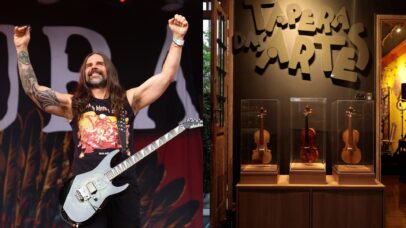 Andreas Kisser prestigia a exposição ‘Universo Singular’: ‘Muito emocionante’