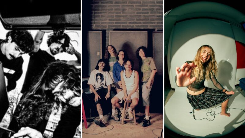 Atrações principais da 6ª edição do Circuito – Nova Música, Novos Caminhos: da direita para a esqueda; MAQUINA, Exclusive Os Cabides e Janine (Fotos: Divulgação/ Francisco Cabrita, Shay Ng e Isabella Moriconi)