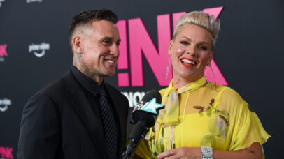 Pink desmente rumores de separação com Carey Hart: ‘Vocês podem ser melhores’