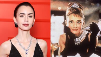 Lily Collins será Audrey Hepburn em filme sobre o making of de ‘Bonequinha de Luxo’