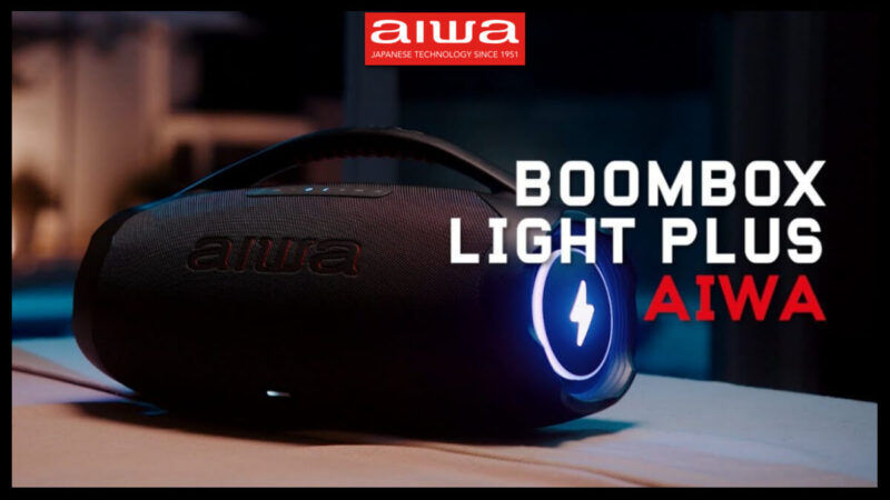 Oferta do dia: desconto de 57% na caixa Boombox Ligth Plus da AIWA