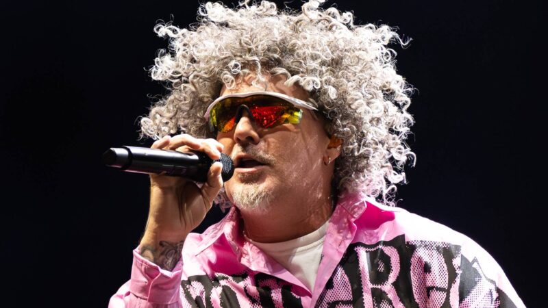 O vocalista do Limp Bizkit, Fred Durst, durante show em São Paulo em 2025 (Foto: Ellen Artie @ellenartie)