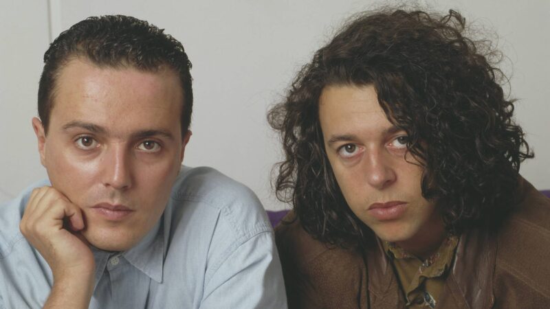 Curt Smith e Roland Orzabal do Tears for Fears em 1985 (Foto: Michael Putland / Getty Images)