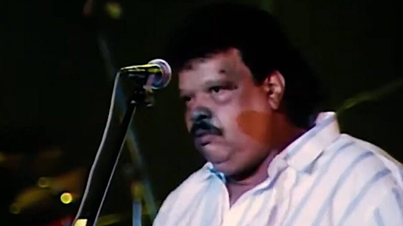 O cantor Tim Maia em 1989 (Foto: reprodução / YouTube)