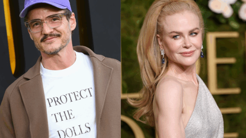 Pedro Pascal e Nicole Kidman, que apresentarão o Oscar 2026