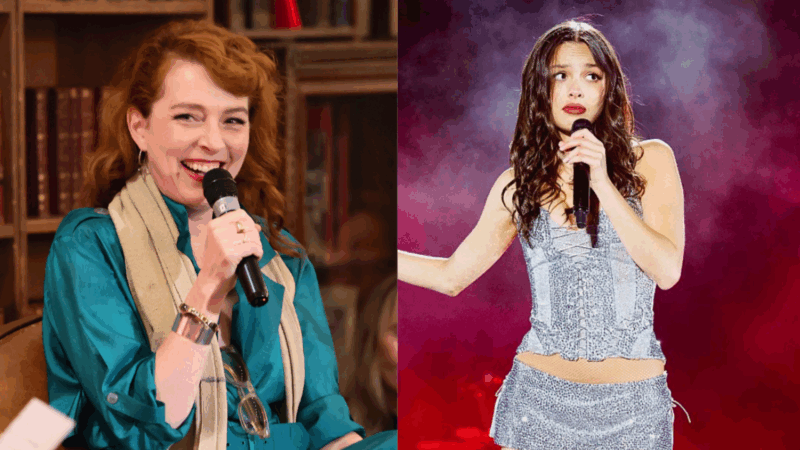 À esquerda, Melissa Auf der Maur (Foto: Theo Wargo/Getty Images), e à direita, Olivia Rodrigo (Foto: Erika Goldring/WireImage)